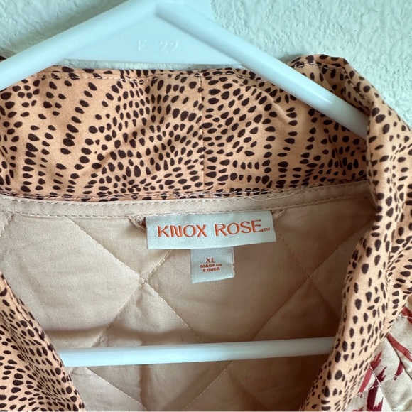 Knox Rose kimono style belted quilted jacket top - Picture 4 of 5